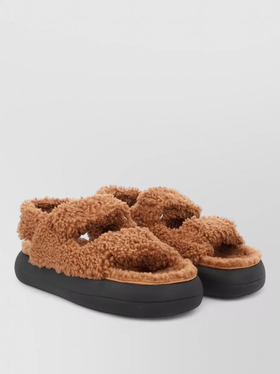 Moon Boot Shearling Sandals