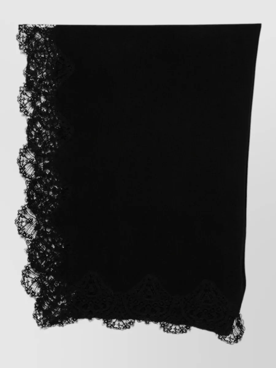 Ermanno Scervino Cashmere Fine-Knit Stole