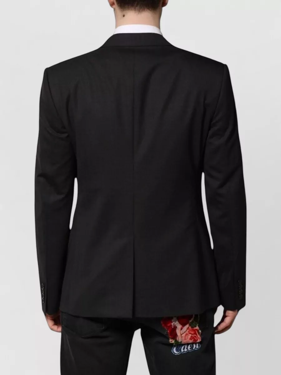 Dolce&Gabbana Virgin Wool Slim-Fit Single-Breasted Blazer