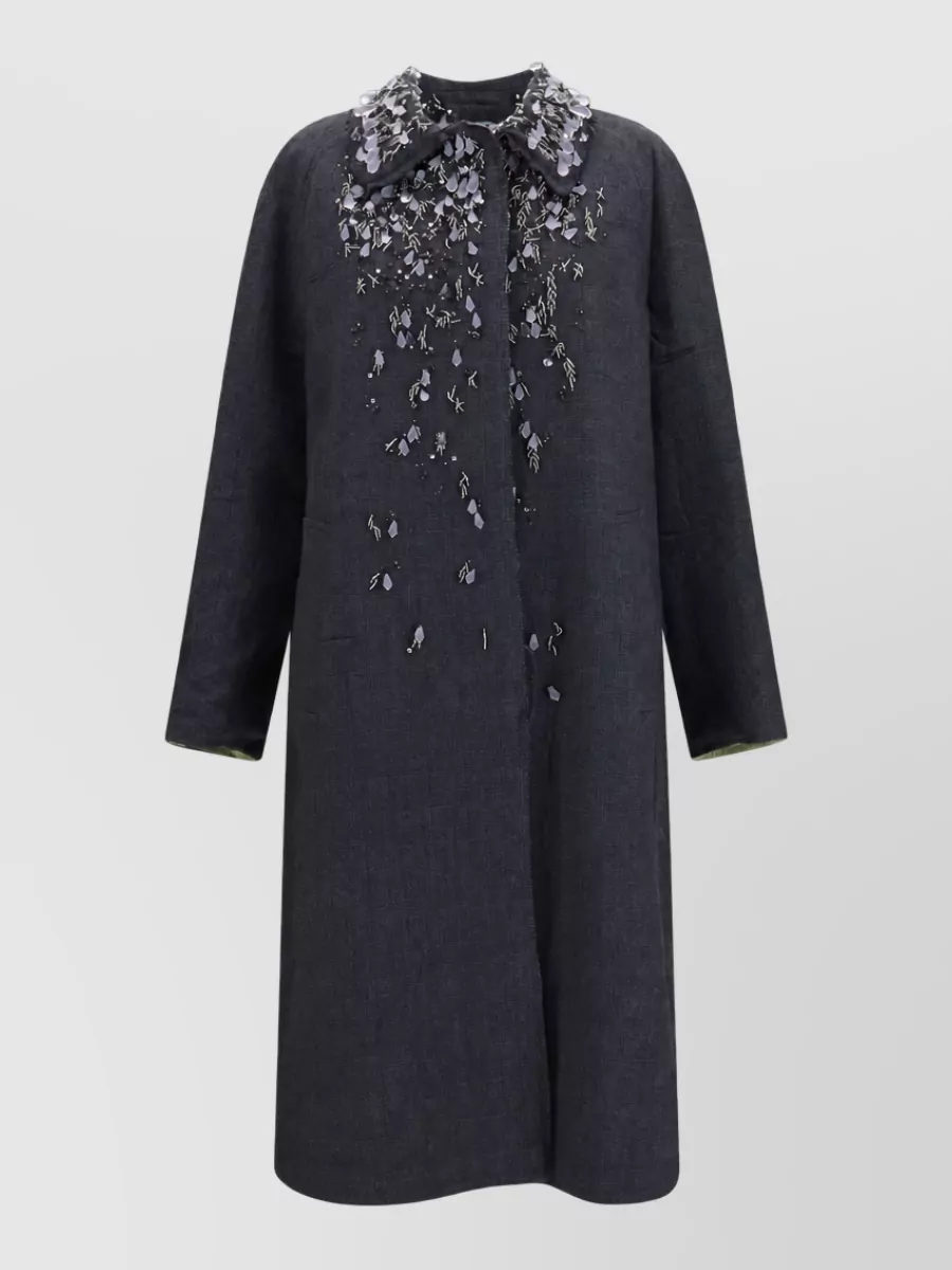 Prada wool prince of wales single-breasted fitted jacket