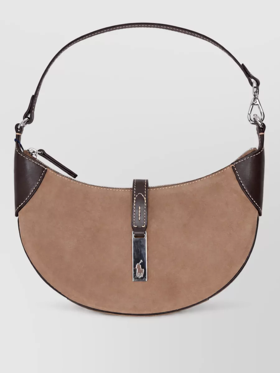 Ralph Lauren suede clutch bag