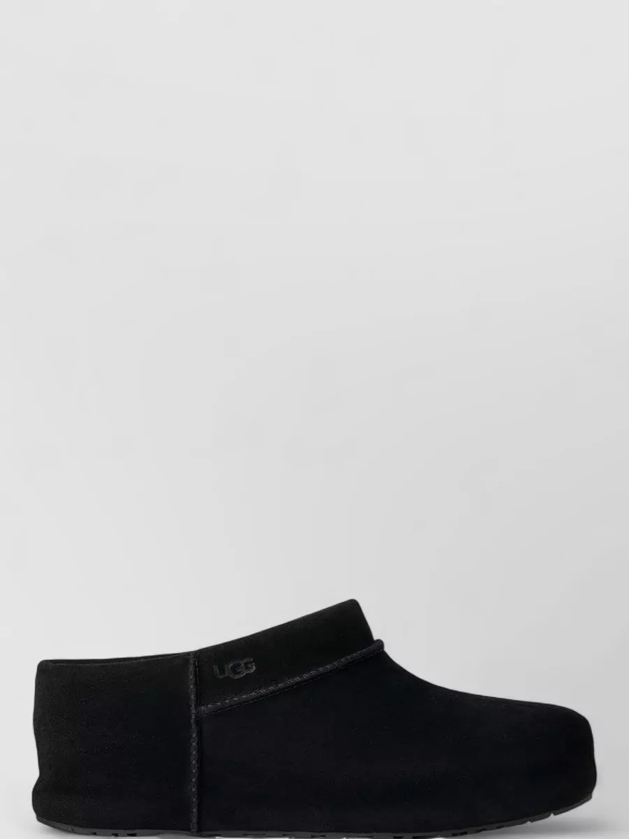 Ugg Shearling Lined Suede Clogs