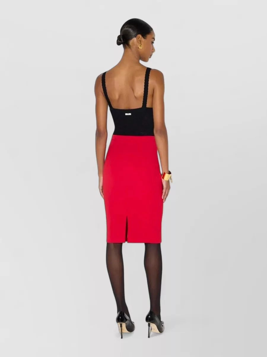 Elisabetta Franchi Sheer Knit Bodysuit