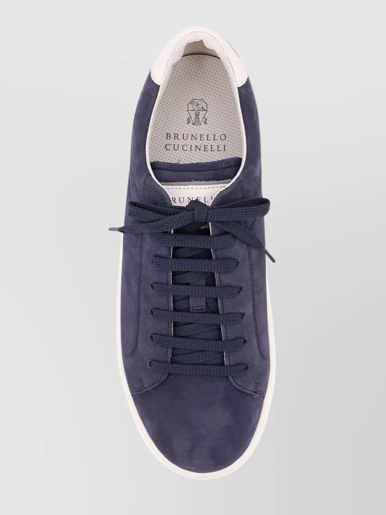 Brunello Cucinelli Low top sneakers with contrast heel tab