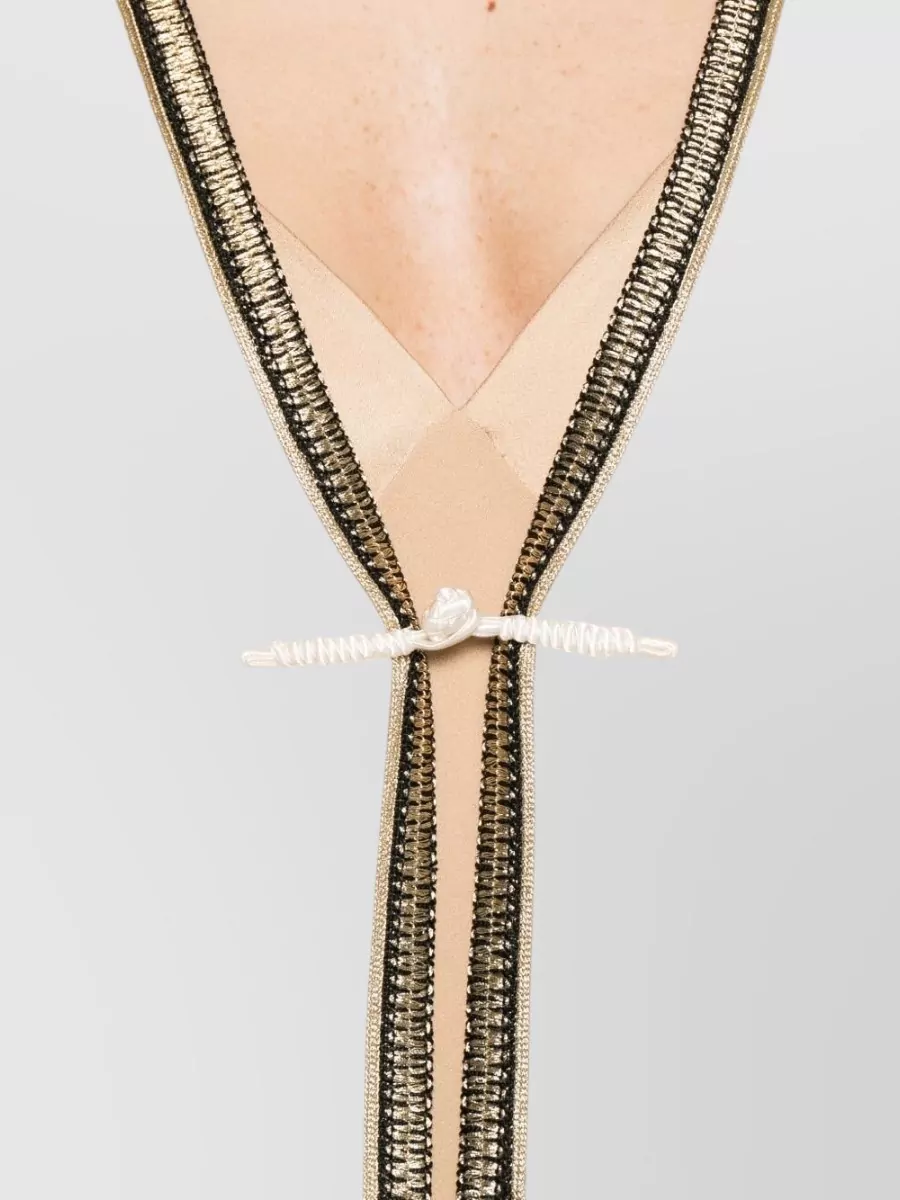 Forte Forte Blazer Contrast Trim Front Pockets Long Sleeves