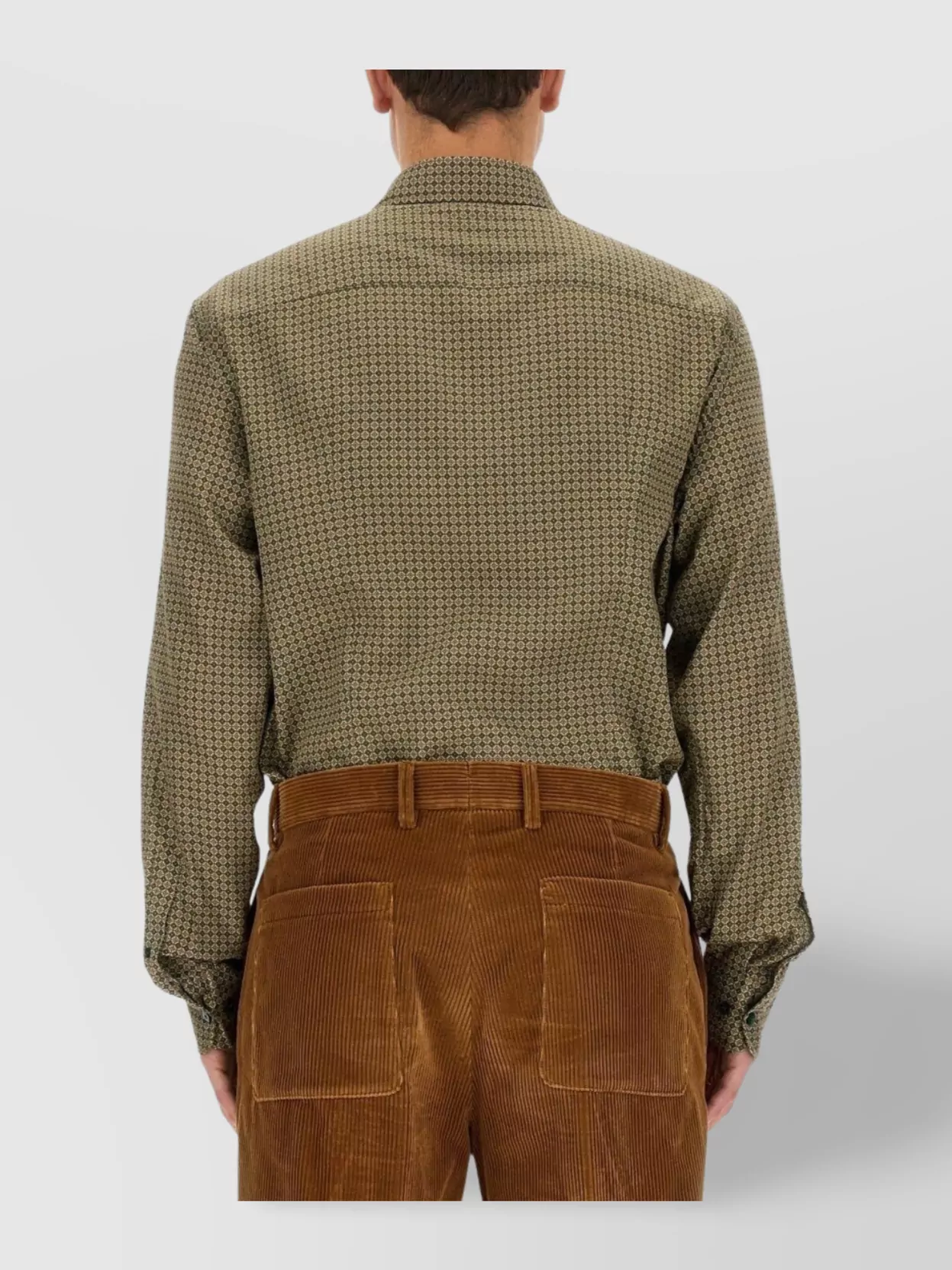 ETRO SLIM FIT PEGASUS SHIRT WITH BUTTON ACCENTS