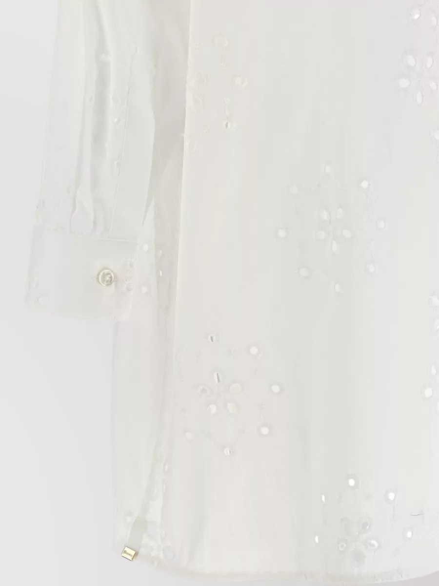 Herno Broderie Anglaise Long-Sleeve Shirt