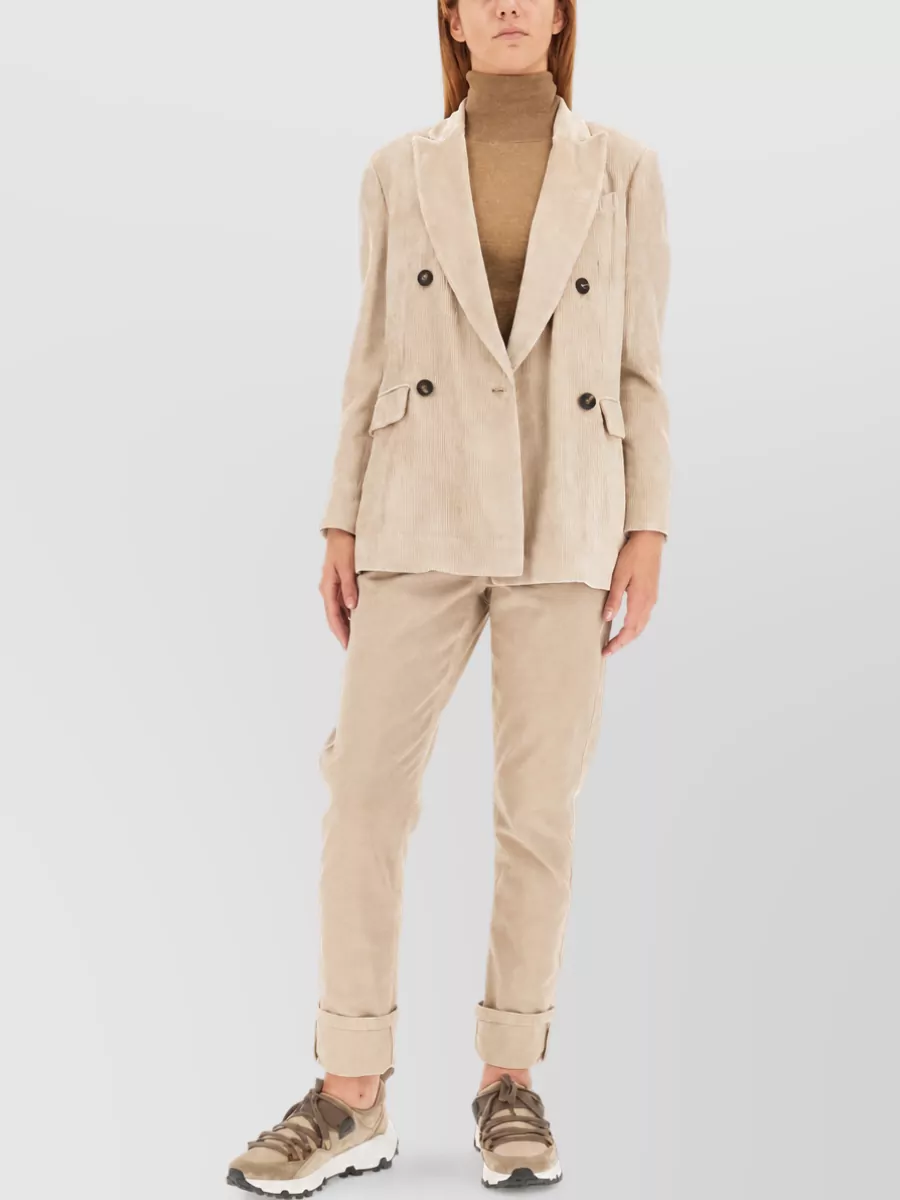 Brunello Cucinelli Double-Breasted Suit Jacket