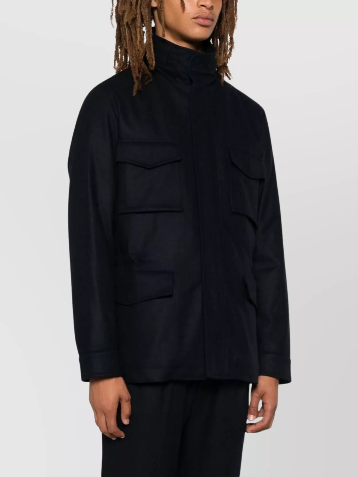 Boglioli Utility Jacket With Four Front Pockets