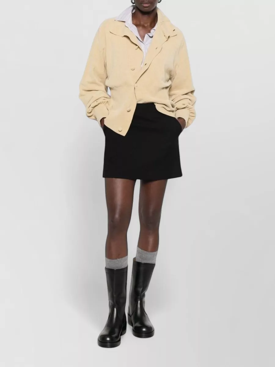 Dunst A-line Mini Skirt In Black