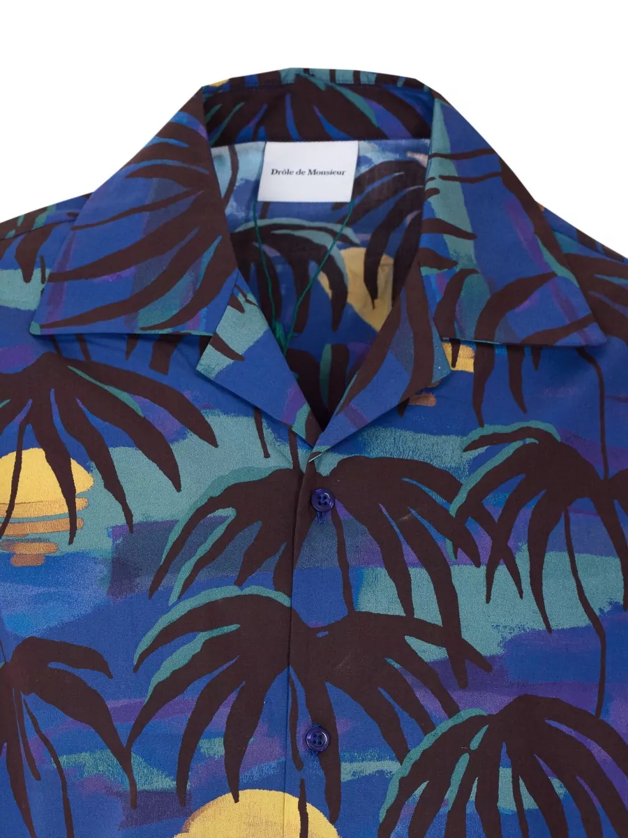 Drôle De Monsieur Printed Short-Sleeve Shirt
