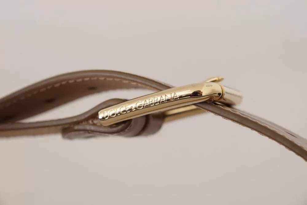 Dolce&Gabbana Calf Leather Waist Belt