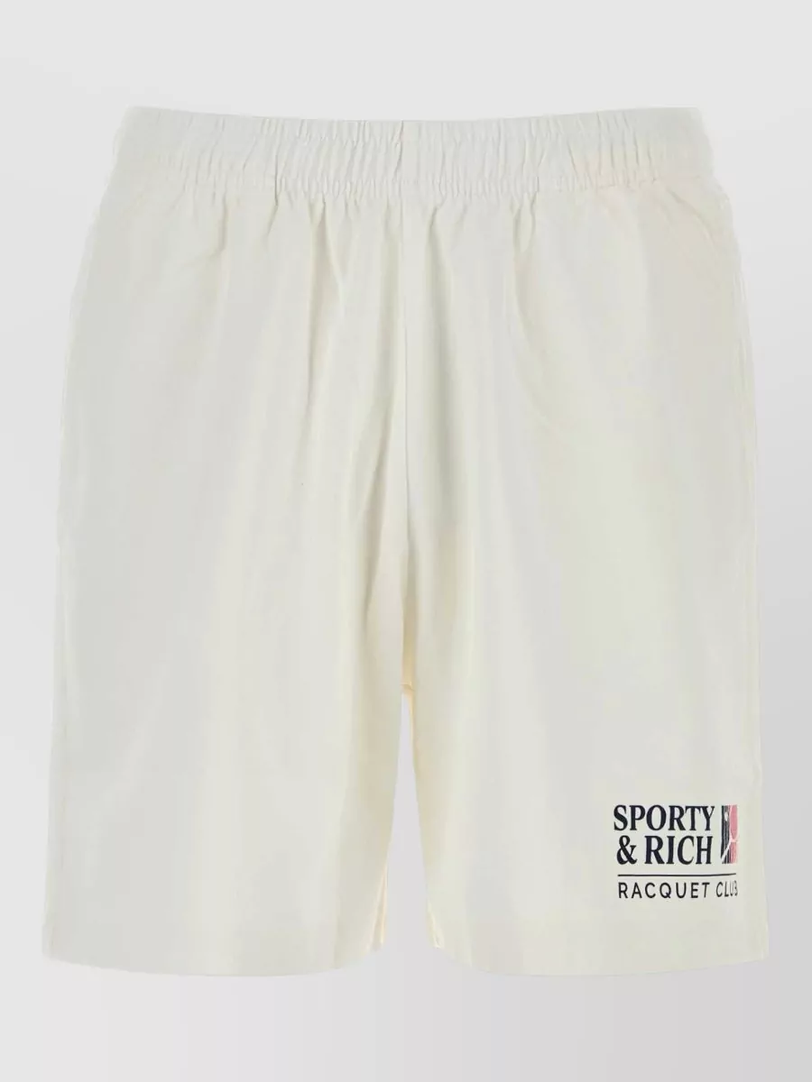 Sporty & Rich cotton bermuda shorts