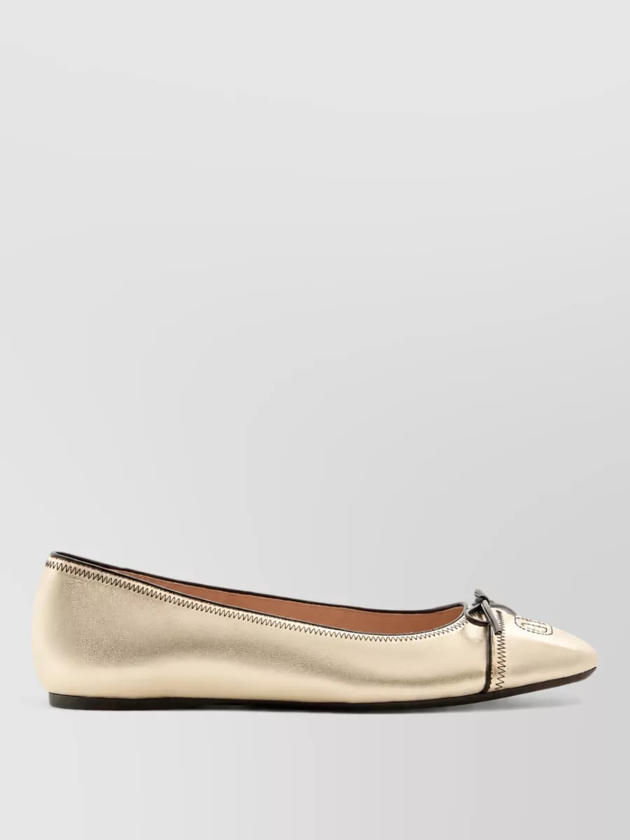 Valentino Garavani Leather Ballet Flats