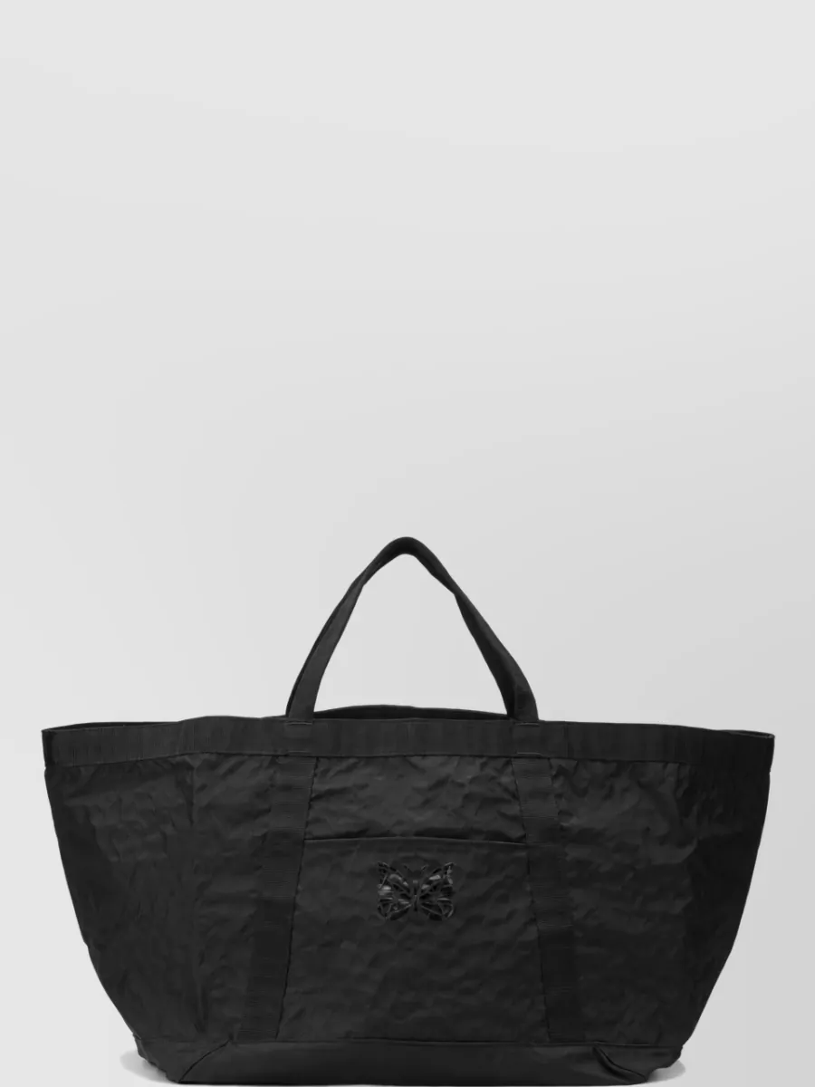 Needles nylon travel tote bag