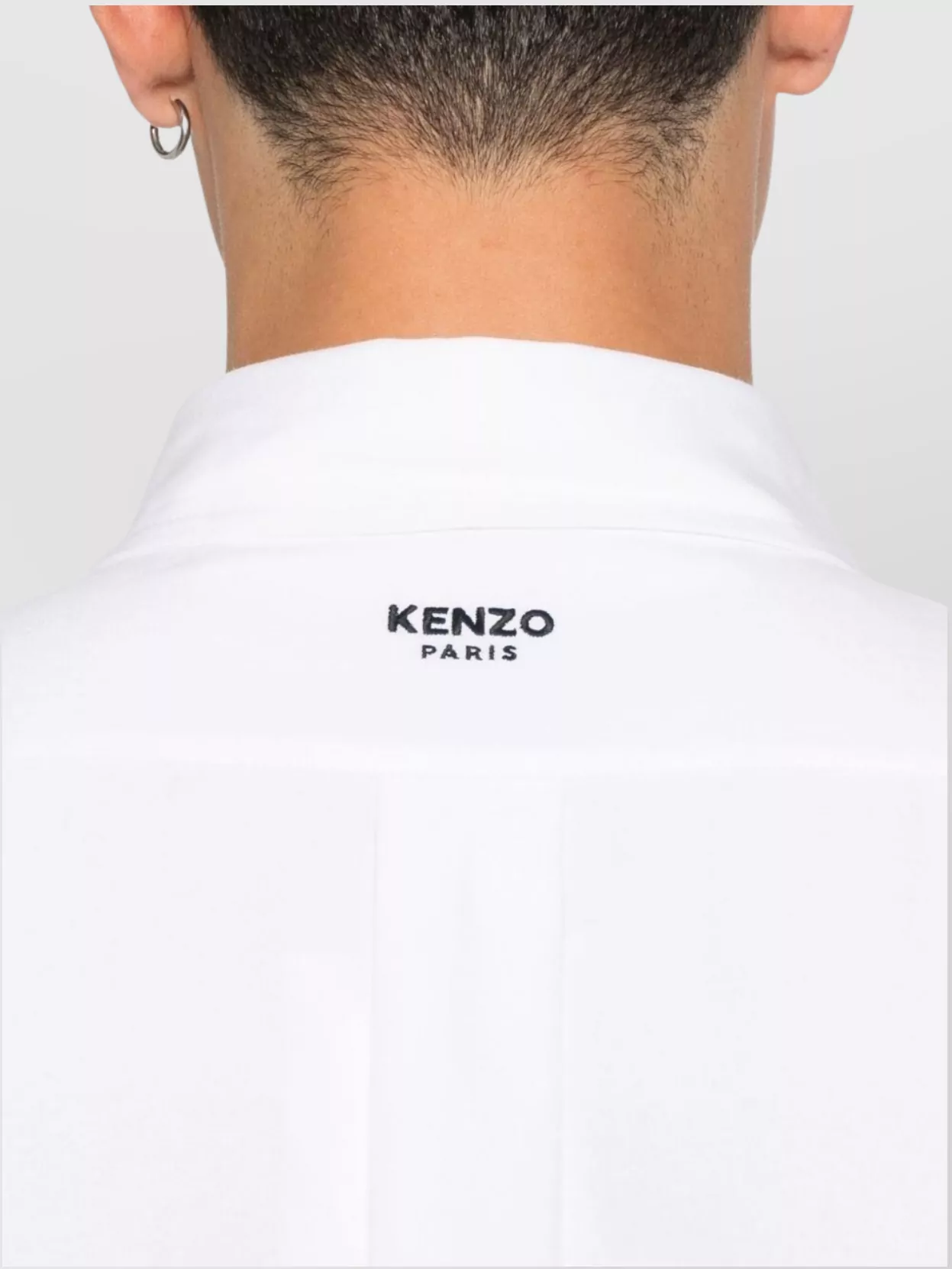 Kenzo Relaxed Fit Button-Down Collar Long Sleeve Shirt