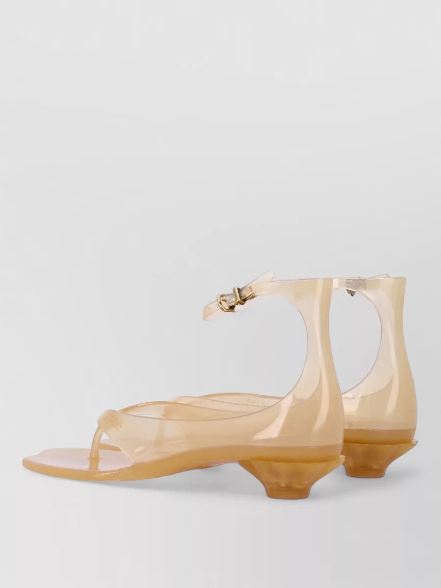 Chloé Transparent Jelly Sandals