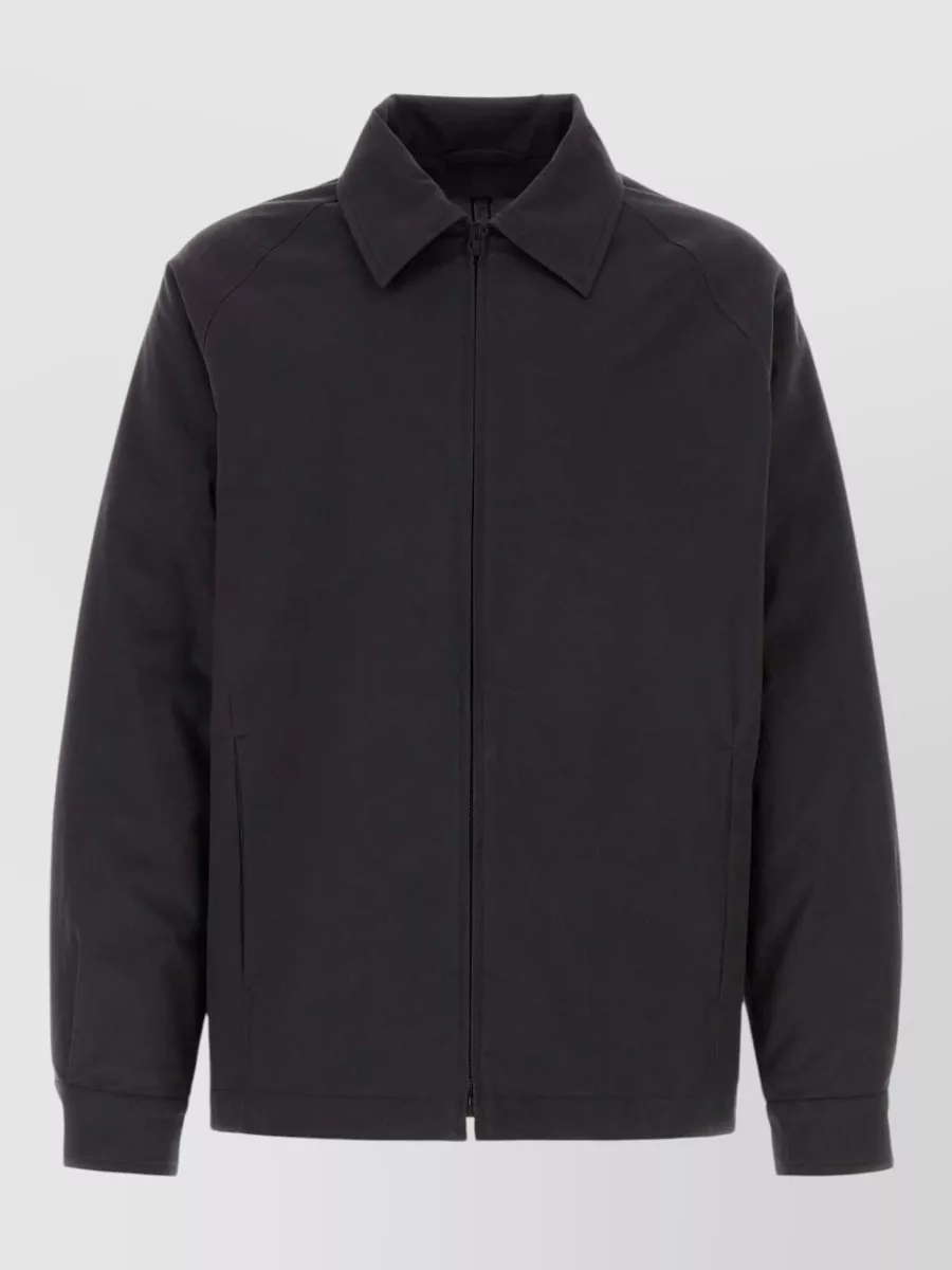 The Row cotton cashmere single-breasted coat