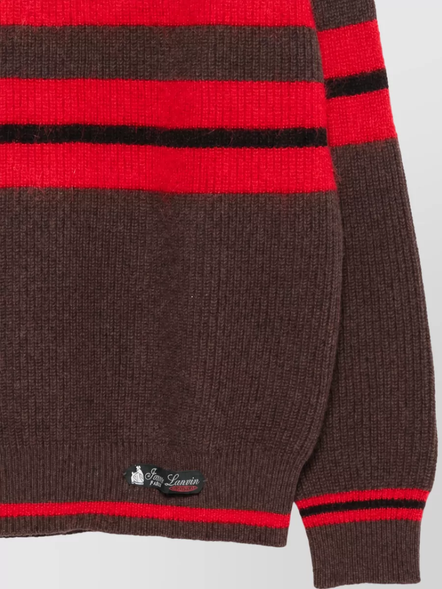 Lanvin Wool Mohair Cashmere Crewneck Jumper