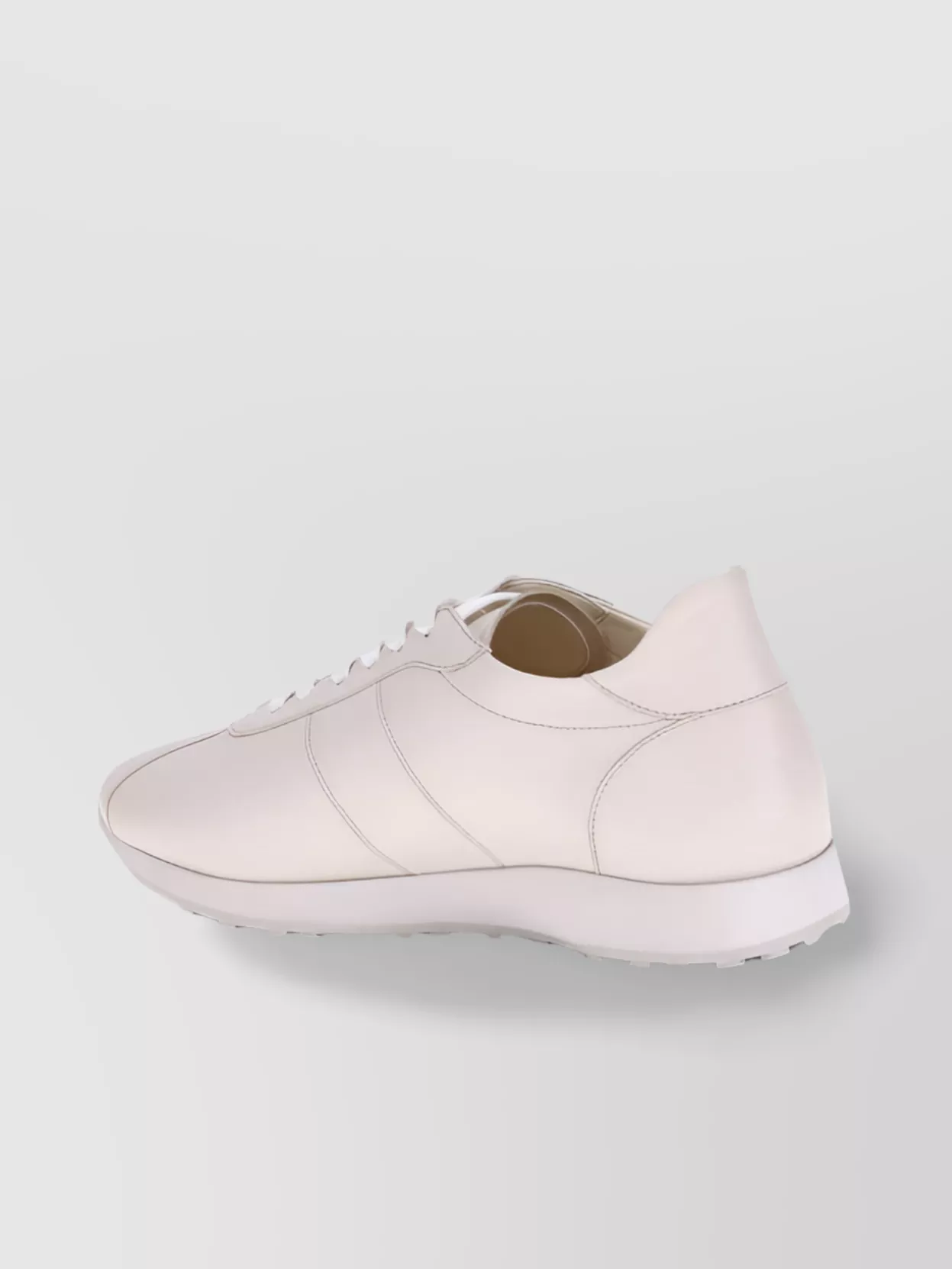 The Row Nappa Leather Low-Top Sneakers