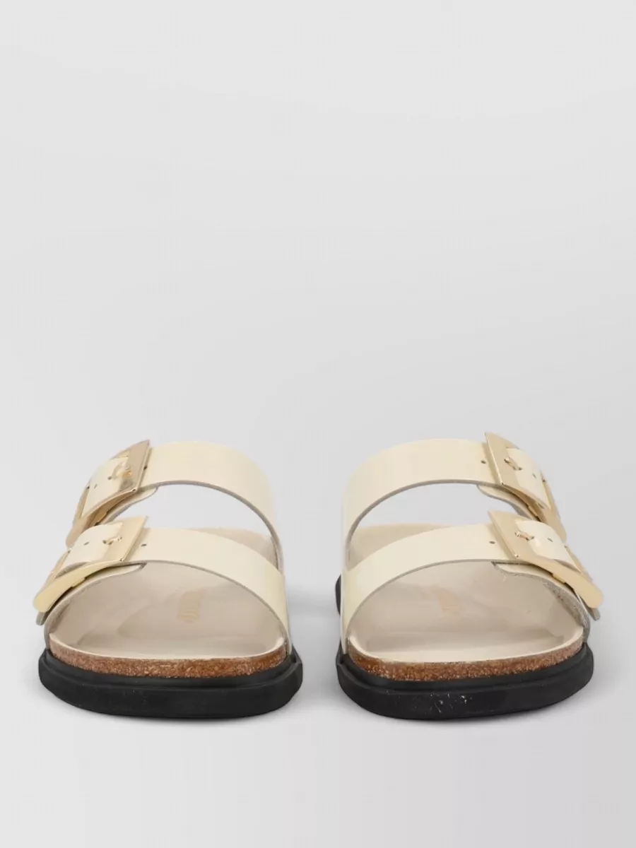 Birkenstock leather slides