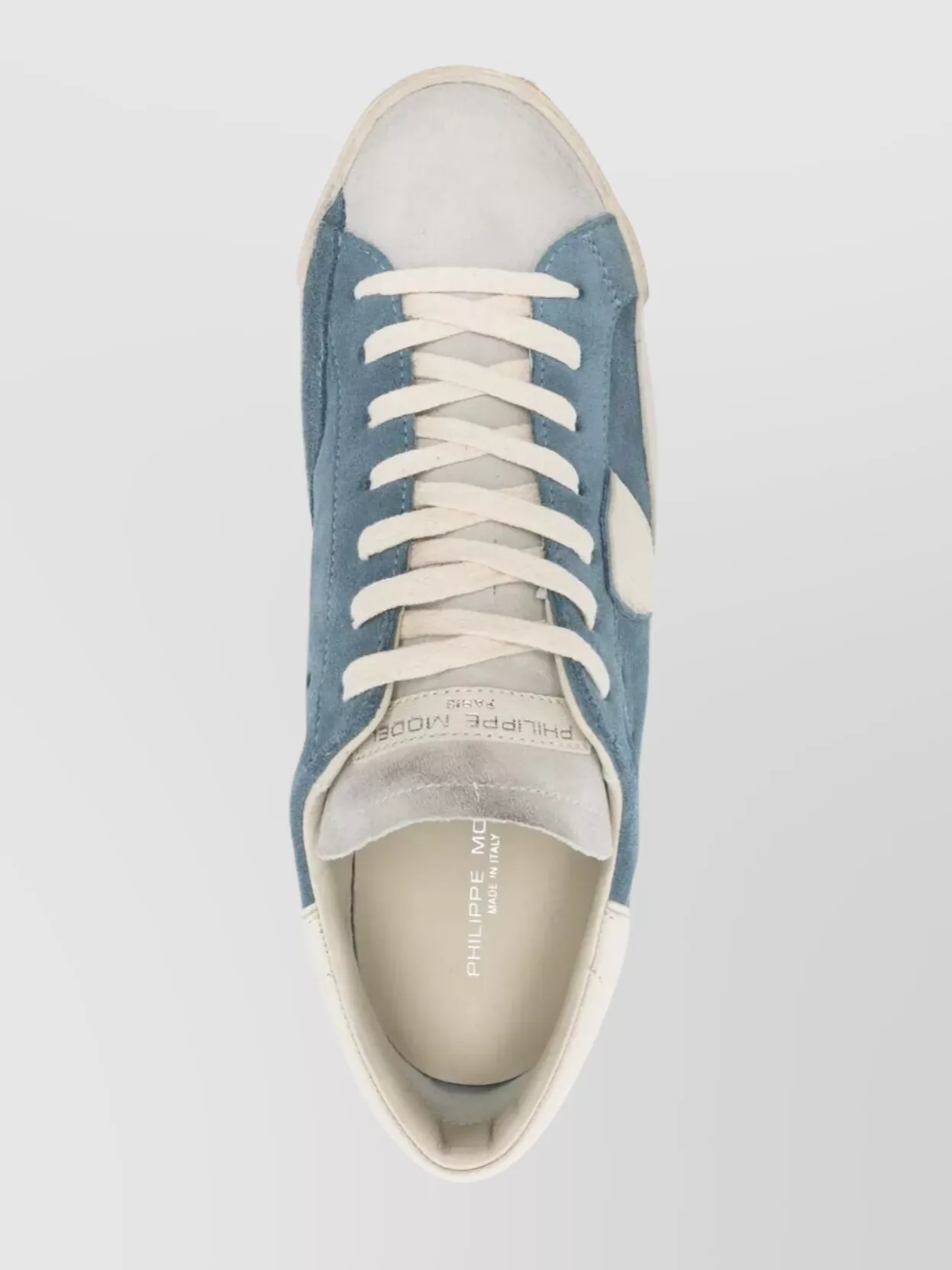 Philippe Model Low Top Sneakers Suede Panels