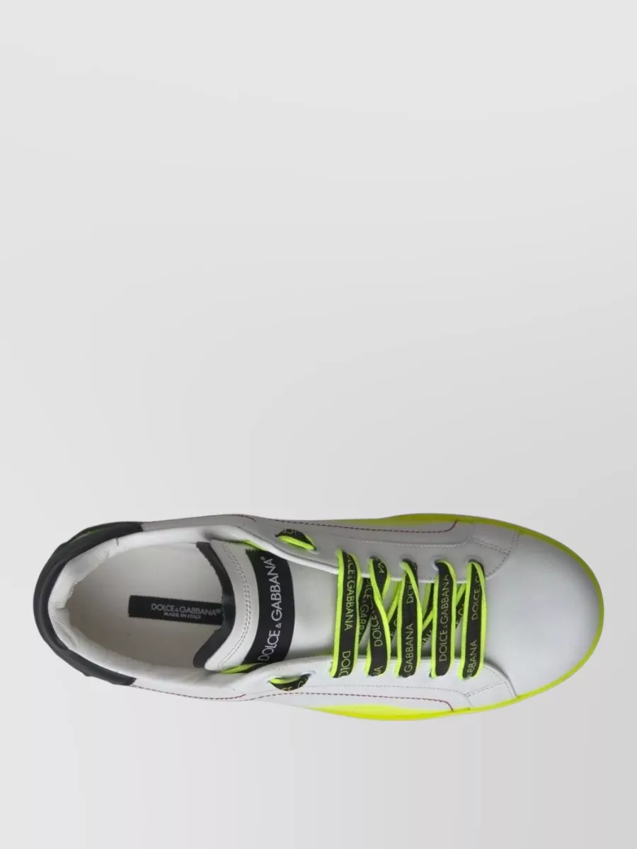Dolce&Gabbana Leather Low-Top Sneakers