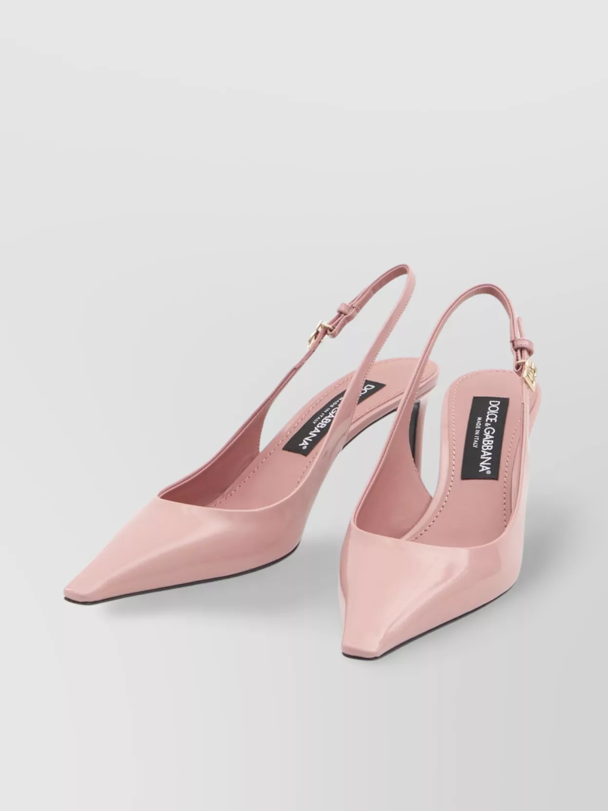 Dolce & Gabbana Stiletto Heel Leather Slingback Pumps