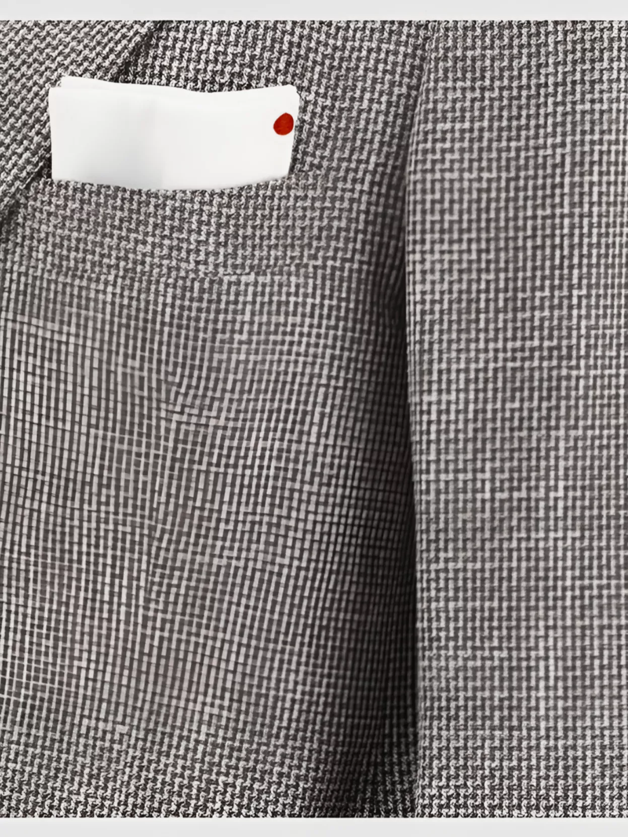 Shop Kiton Wool Blazer Jacket With Geometric Lapels And Slit Pocket