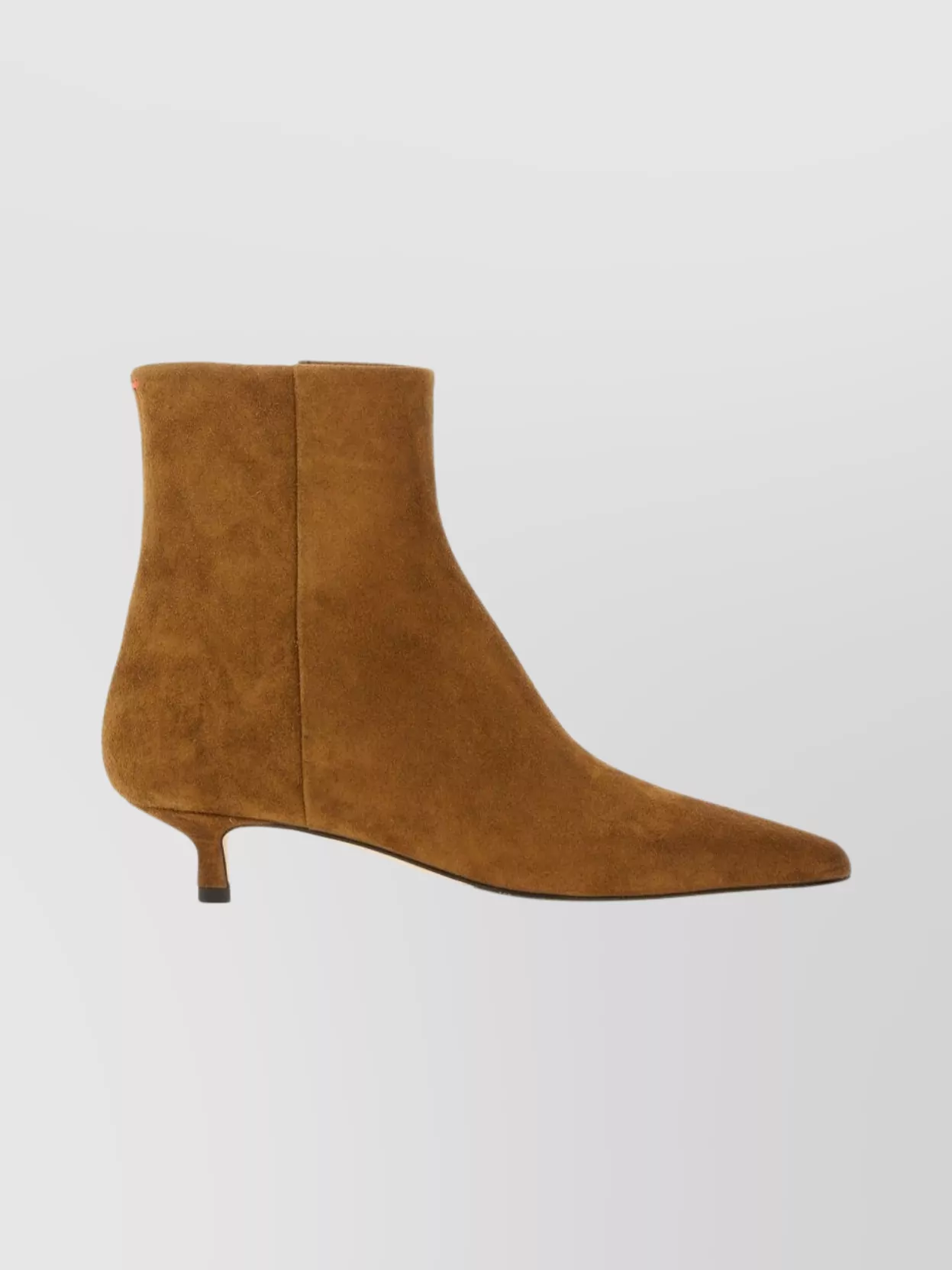 Aeyde Suede Kitten Heel Pointed Toe Boots