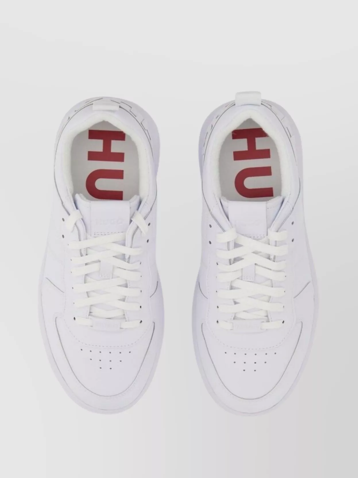Hugo Boss Sneaker With Perforated Toe And Logo