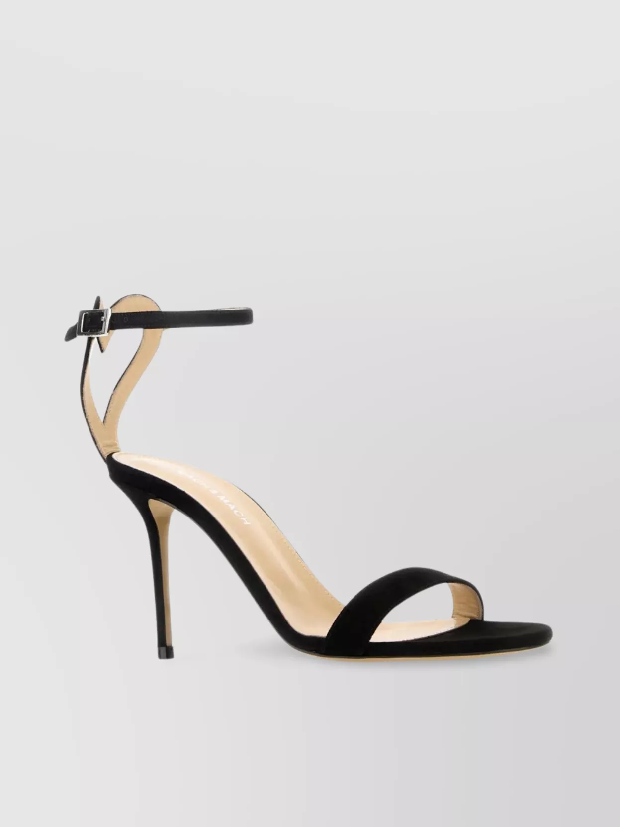 Mach & Mach 90mm Suede Sandals In Black