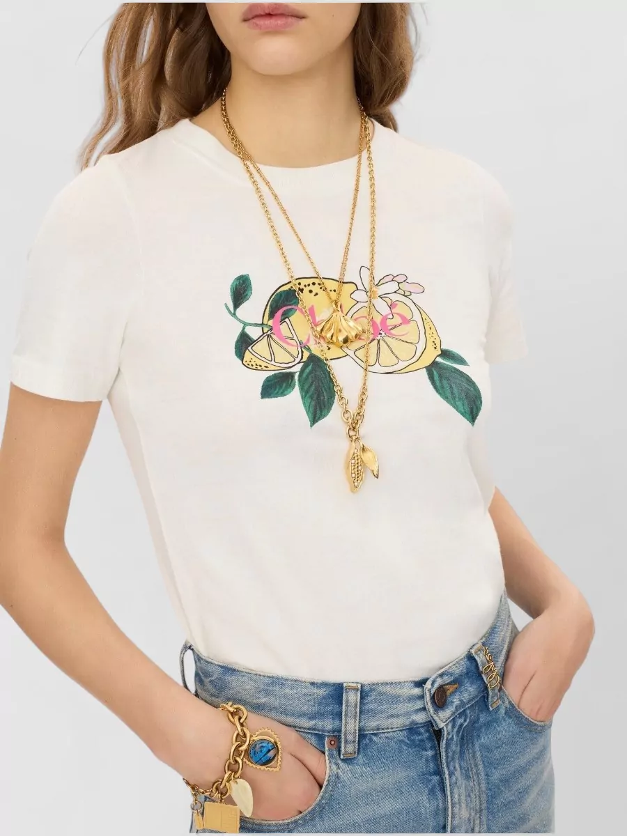 Chloé Cotton Printed T-Shirt
