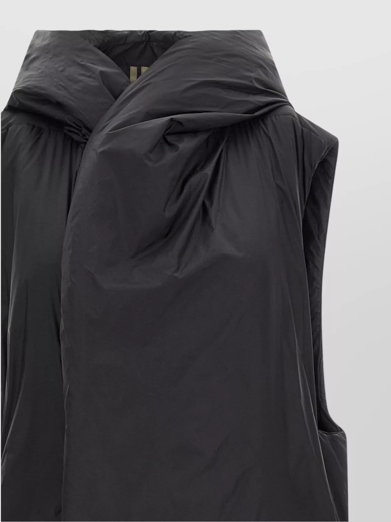 Rick Owens Drkshdw Hooded Sleeveless Vest Featuring Side Pockets