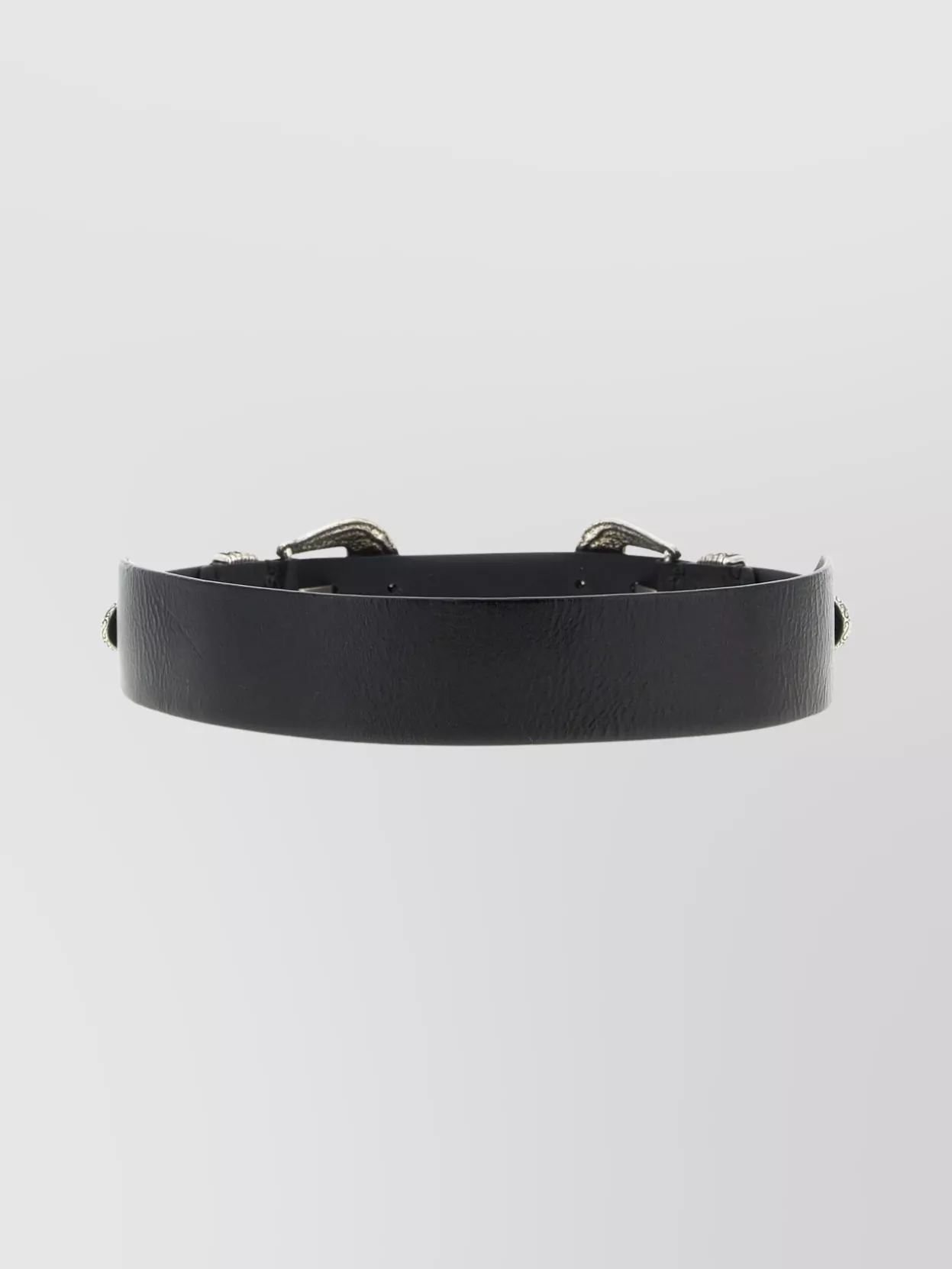 Golden Goose Adjustable Belt With Dual Decorative Buckles