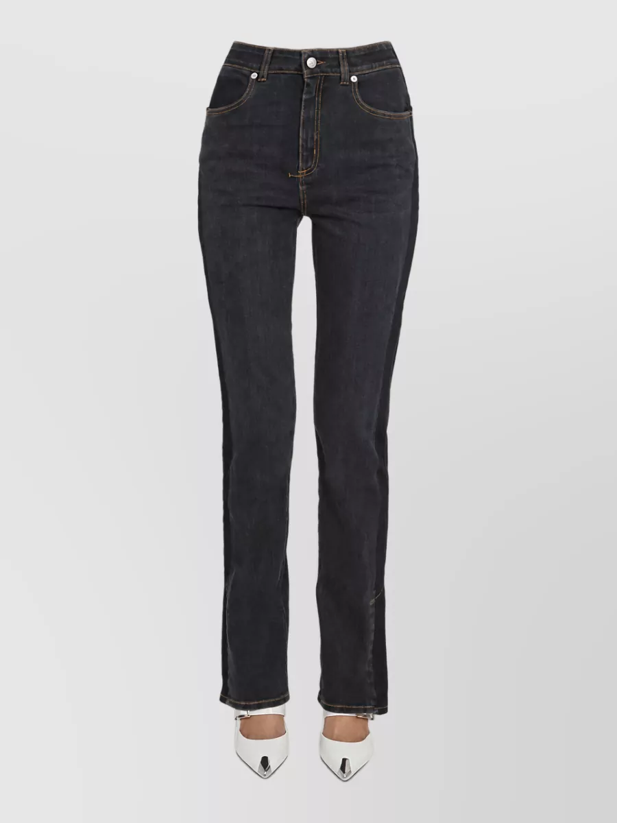 Alexander Mcqueen Denim Wide-Leg Trousers