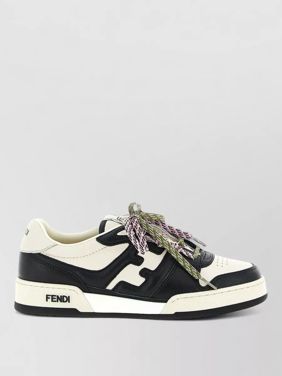 Fendi leather low-top sneakers