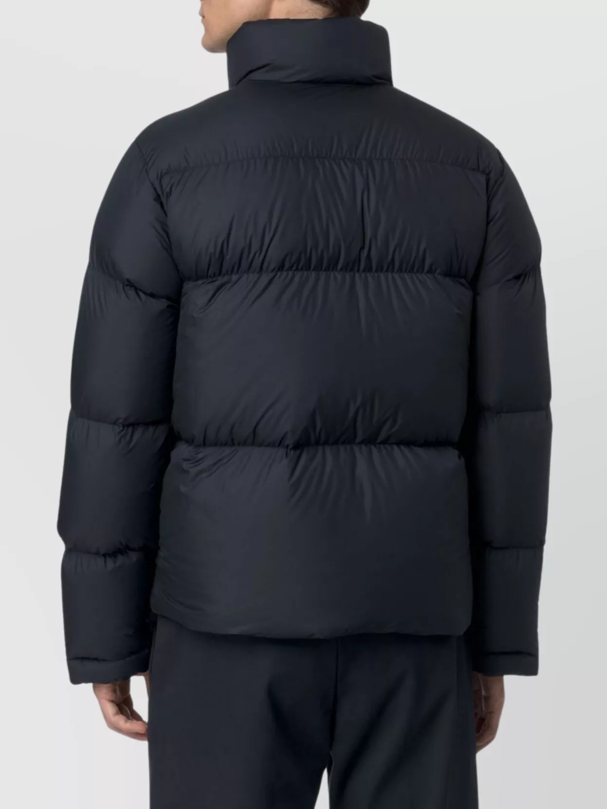 K-Way High Neck Puffer Bomber Jacket