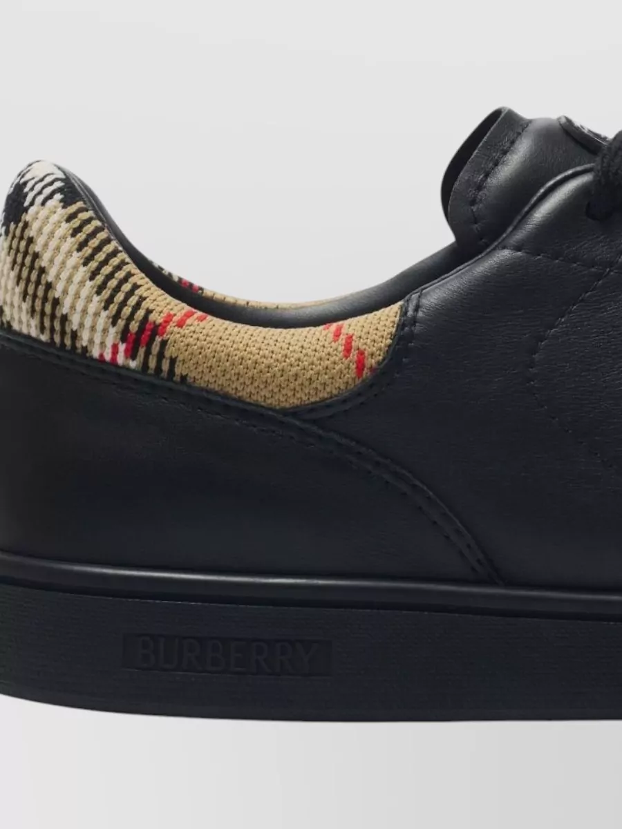 Burberry Leather Low-Top Sneakers