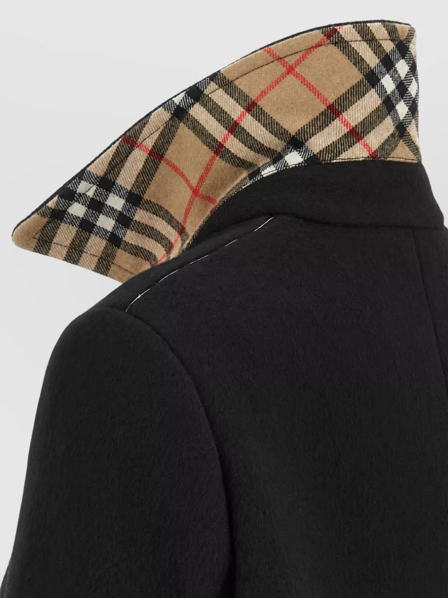 Burberry Cashmere Wool Fitted Coat