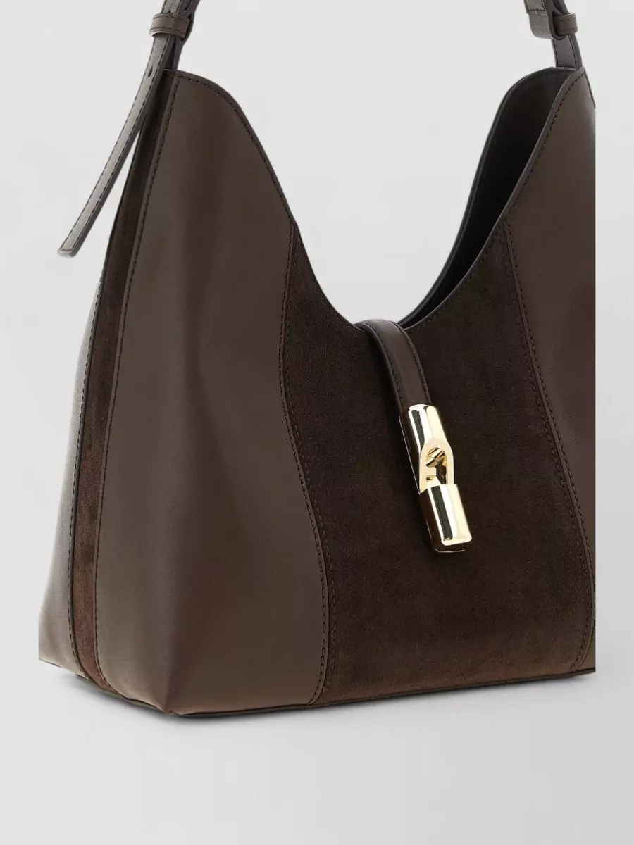 Furla Medium Leather Hobo Bag