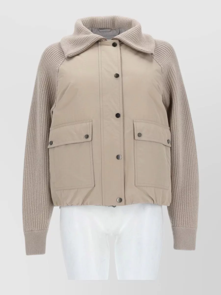 Brunello Cucinelli down paneled parka coat