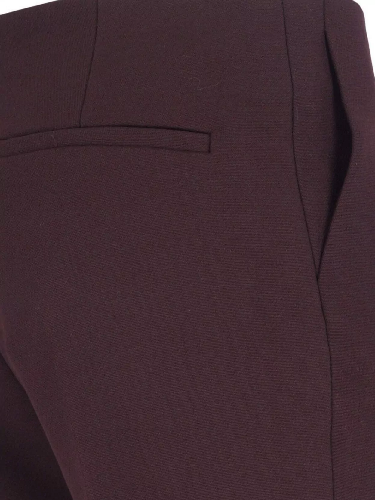 Chloé Straight Leg Trousers Back Pocket Detailing