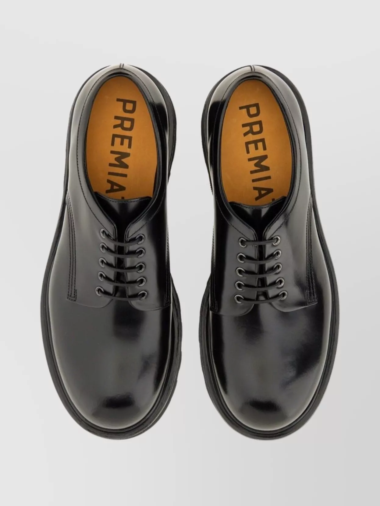 Premiata Round Toe Loafers Chunky Sole Design