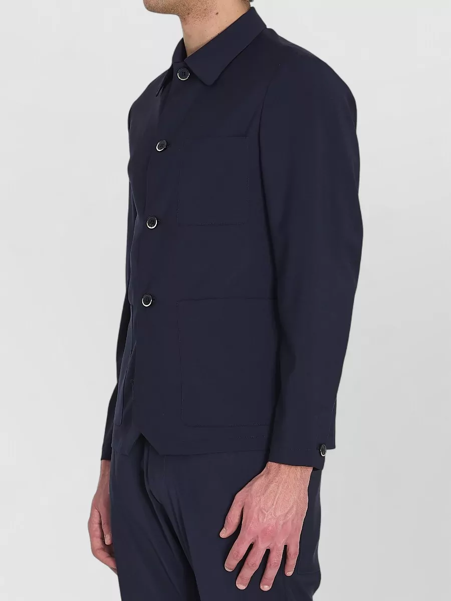 Barena Virgin Wool Regular-Fit Overshirt
