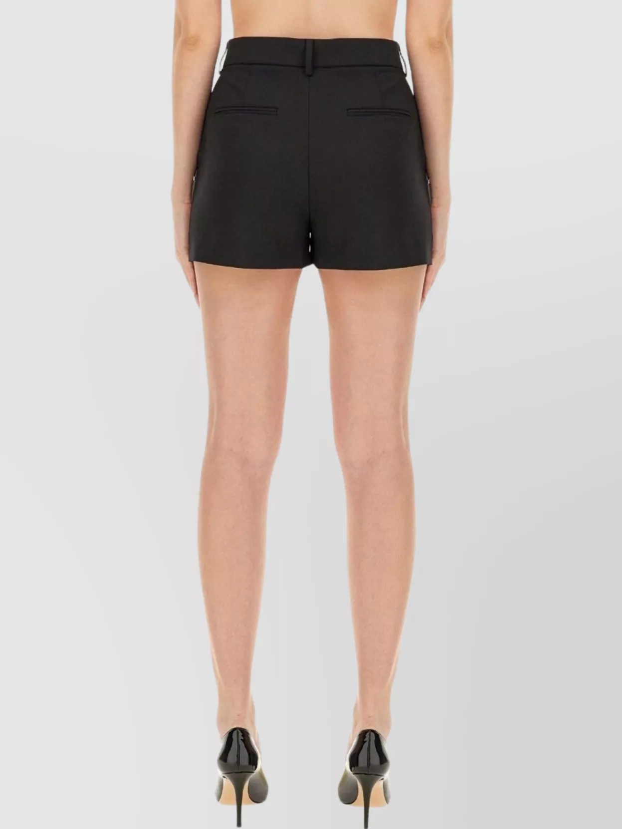 Sportmax Pleated Front Shorts Featuring Belt Loops