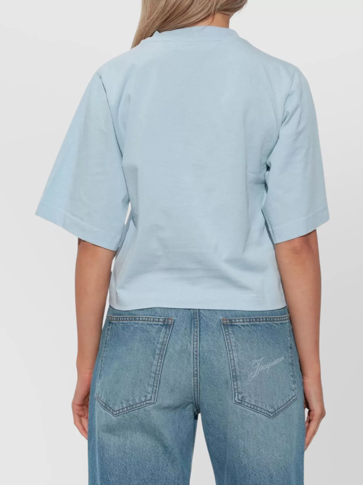 Palm Angels Graphic Print Short Sleeve Crew Neck Top