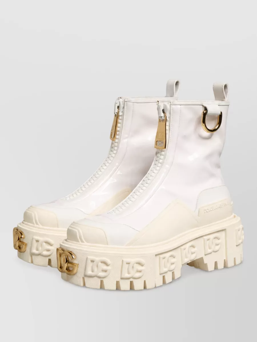 Dolce&Gabbana leather high-top sneakers