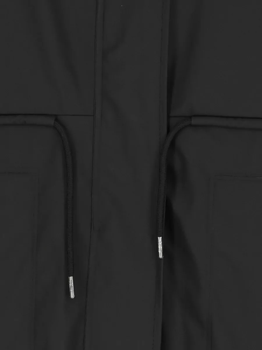 Rains Hooded Fitted Raincoat