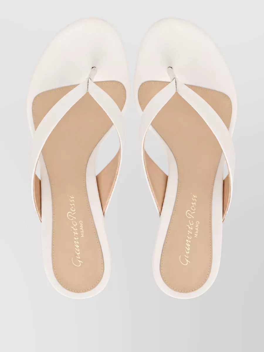 Gianvito Rossi Leather Thong Sandals